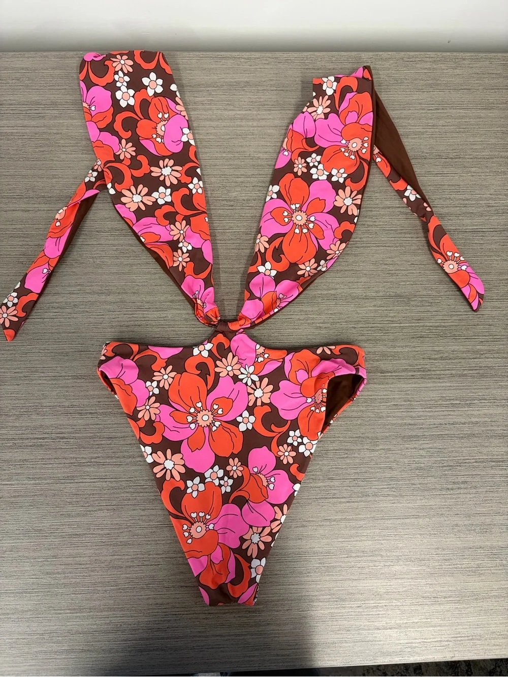 Frankie’s Bikinis Floral One Piece